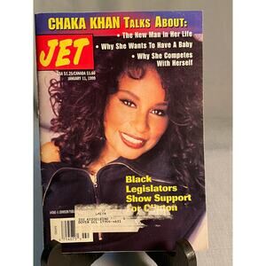 JET Magazine January 11, 1999, Chaka Khan, Black History / Ephemera / Americana